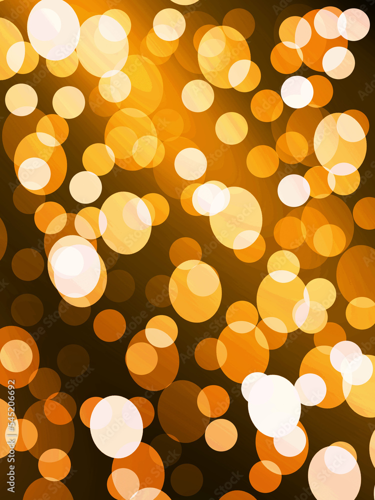 Poster abstract background with bokeh