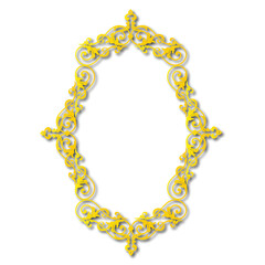 Frame, in the style of an ornament, Vector illustration eps 10, Art.	