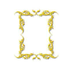 Frame, in the style of an ornament, Vector illustration eps 10, Art.	