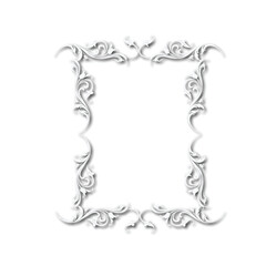 Frame, in the style of an ornament, Vector illustration eps 10, Art.	