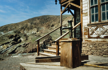 old tuscon, gallico, new mexico, usa, arizona, wild west, cowboys, history, pump, mountains, desert, eighties