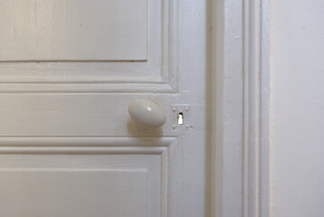 Poignée de porte porcelaine