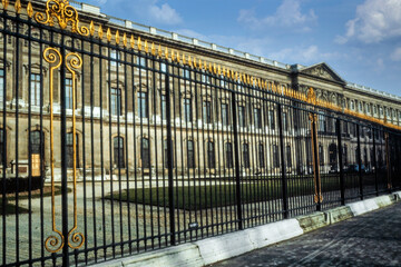 louvre, museum, paris, france, eighties