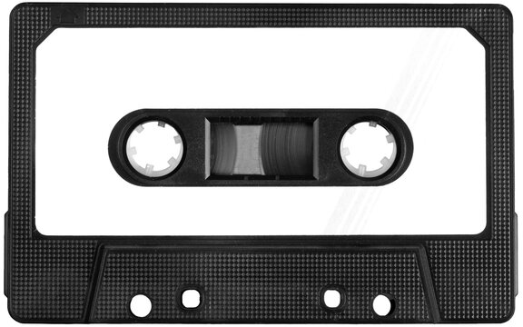 Audio cassette tape - isolated image