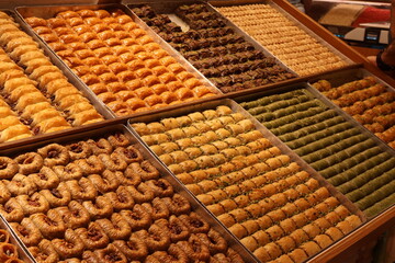 baklava in turkish market