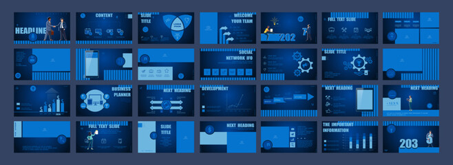 Infographics.Businessmen planning business presentations, financial success, powerpoint, launching a new project.Design template elements, background, set.A team of people creates a business, teamwork