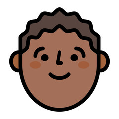 face man profile avatar icon