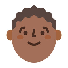 Obraz premium face man profile avatar icon