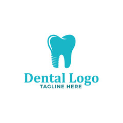 Dental implant logo template