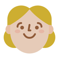 woman avatar face profile icon