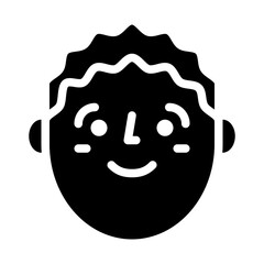face man profile avatar icon