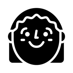 woman happy profile avatar icon
