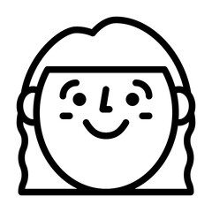 happy face smile profile icon