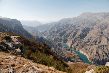 Sulak canyon, Republic of Dagestan. View from one of the peaks