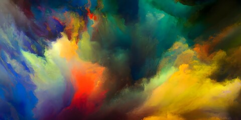 Abstract clouds of color smoke colorful texture background.
