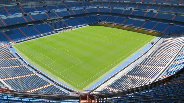 Famous Santiago Bernabeu Stadium