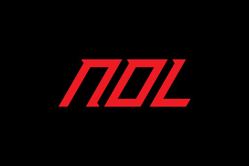 NOL LETTER and ALPHABET LOGO DESIGN