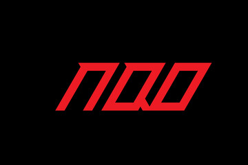 NQD LETTER and ALPHABET LOGO DESIGN