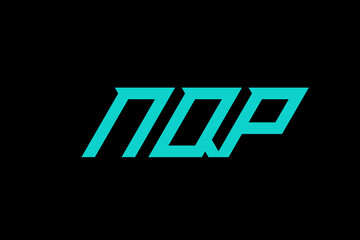 NQP LETTER and ALPHABET LOGO DESIGN