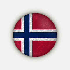 Country Norway. Norway flag. Vector illustration.