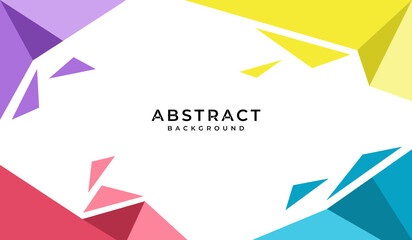 Geometric wave background with colorful style