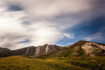 Indian-shaped mountains in the Pyrenees