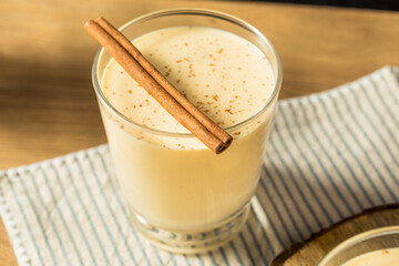 Boozy Holiday Eggnog Cocktail