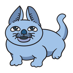 not so cute short legged cat