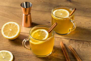 Boozy Warm Holiday Hot Toddy Cocktail