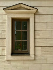 Local Architecture window frame in Andricgrad, Visegrad Bosnia Andricgrad
