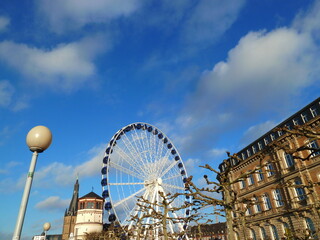 Riesenrad an der Promenade in Düsseldorf