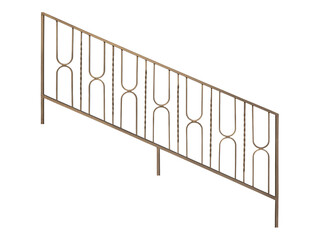   Iron  barrier, railing .