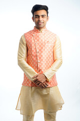 young indian man on traditional wear