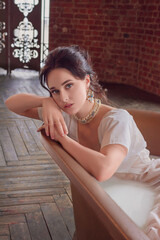 Portrait of a rococo lady