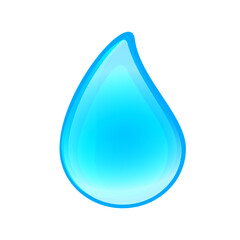 water drop shape, droplet icon, water symbol