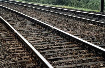 rails, railway, trains, 