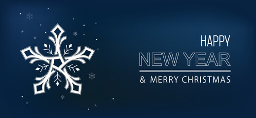 Fototapeta na wymiar Christmas New Year postcard banner 