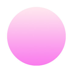 Holiday icon, pink circle. Gradient texture. 