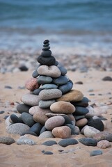 Cairn on the beach