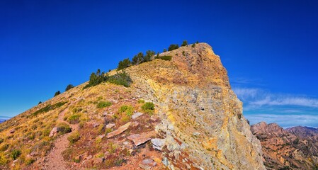 Deseret Peak Wilderness Stansbury Mountains by Oquirrh Mountain Range Rocky Mountains, Utah. United States.