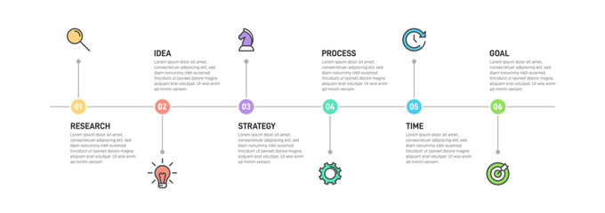 Vertical infographic design with icons and 5 options or steps. Thin line. Infographics business concept. Can be used for info graphics, flow charts, presentations, mobile web sites, printed materials.