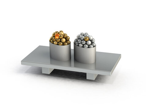 Ikura Sushi on Plate 
