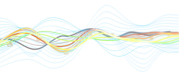 Digital technology background. Network connection dots and lines.