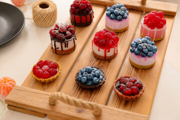 Soap cake on the background of the kitchen