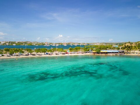 Caracas Baai in Willemstad, Curacao, which houses, Tugboat  beach