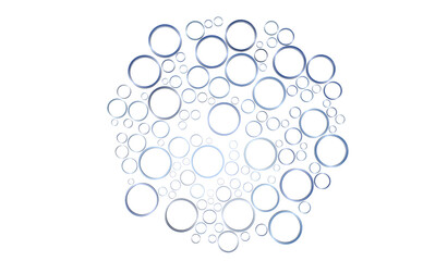 Neural network concept. Connected cells with links.