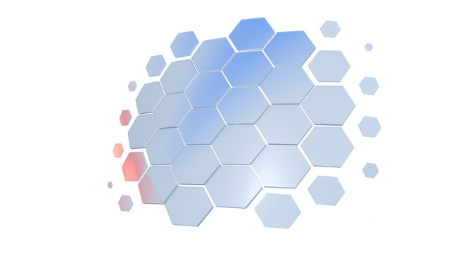 Global network. Blockchain. 3D illustration. Neural networks and artificial intelligence. Abstract