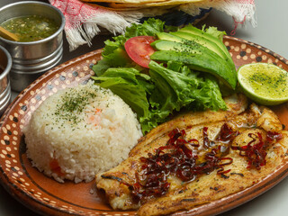 mexican food at restaurant