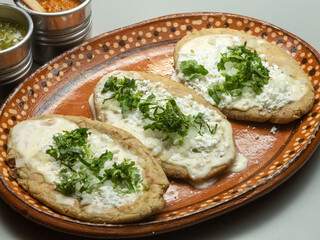 mexican food sope 
