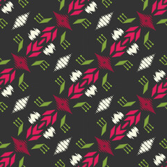 Filipino ikat diamond tribal abstract Borneo Scandinavian Batik bohemian texture digital vector design for Print saree kurti Fabric brush symbols swatches